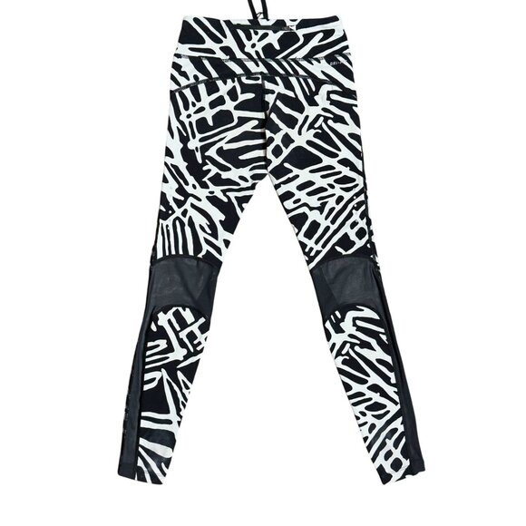 Nike Epic Lux Palm Print White/Black Leggings Dri-FIT Zone Sculpting Pants Sz S - Picture 2 of 13